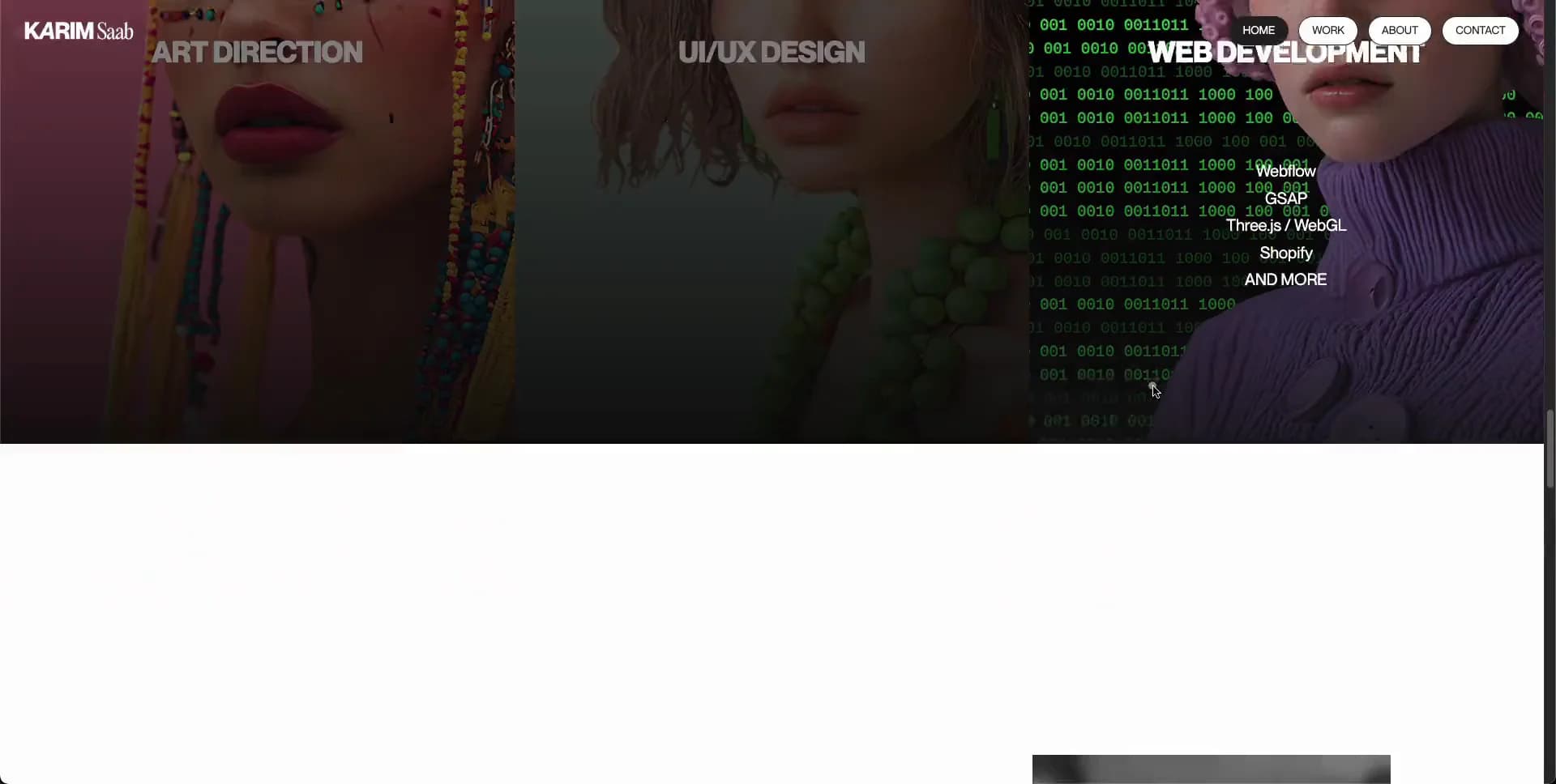 Screenshot of Karim Saab — Portfolio