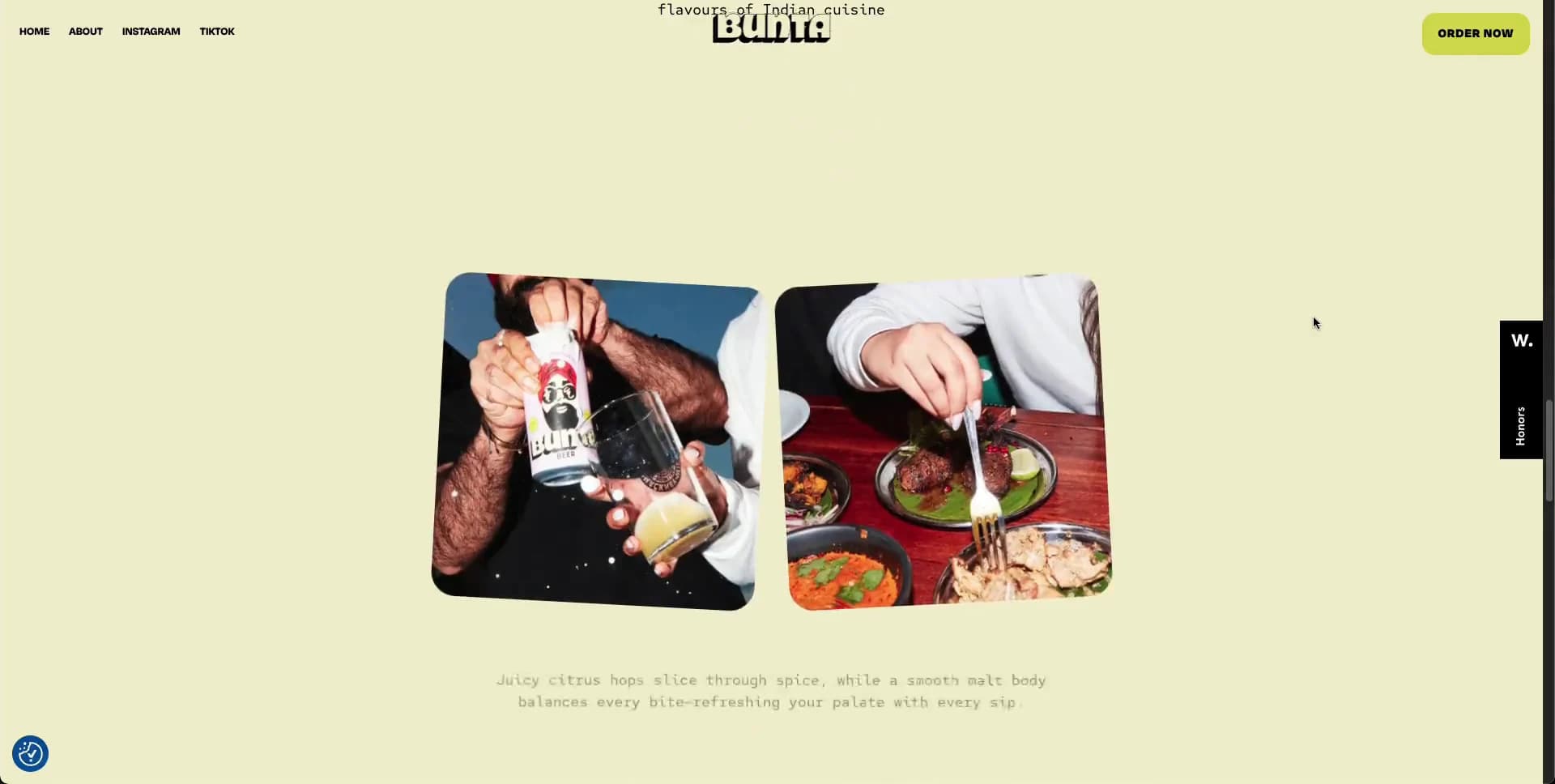 Screenshot of Bunta Beer